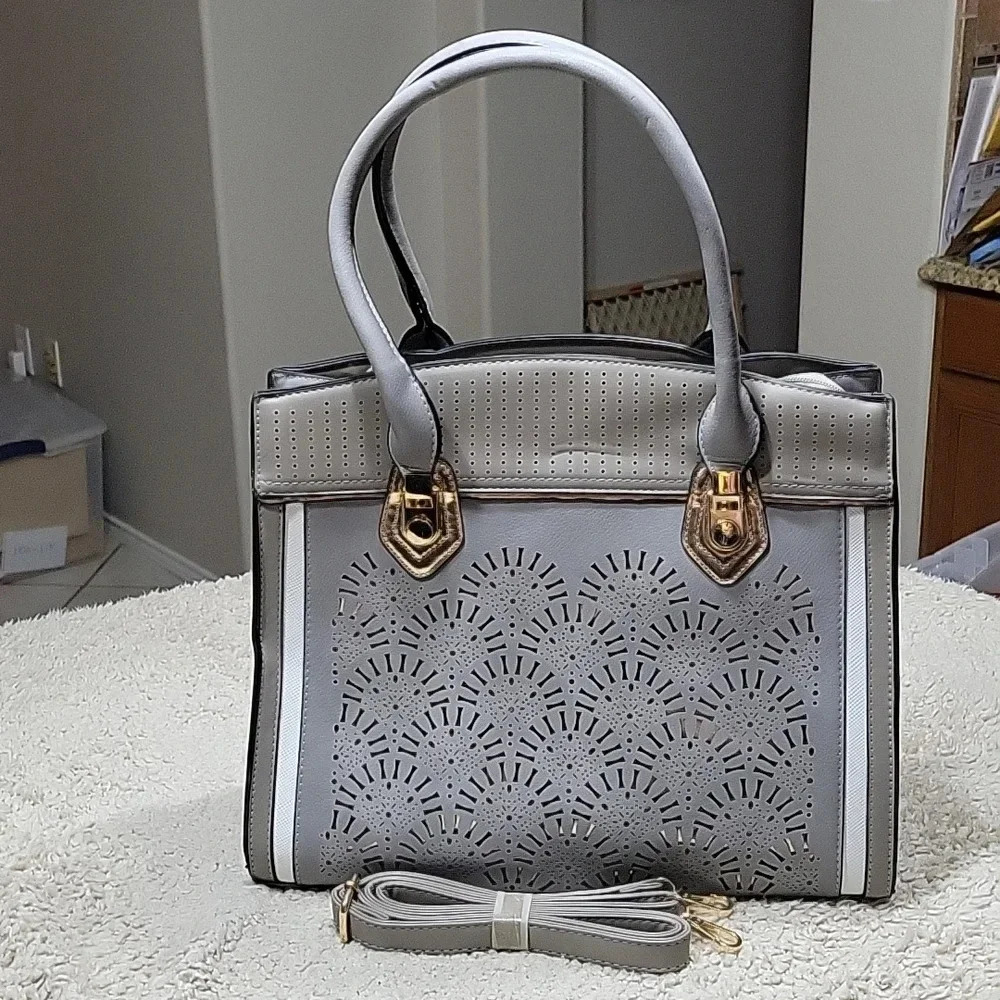 New Without Tag‎ Gray fashion handbag